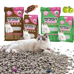 Activated Carbon Ball Shape Bentonite Cat Litter Absorbent Sanitary <b>Sand</b> Arena Sanitaria Para Gatos - Product Image 1