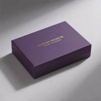 Boîtes à fermeture magnétique de luxe Emballage de boîte cadeau magnétique pour présent Emballage de boîte magnétique personnalisé Boîte cadeau violette de luxe