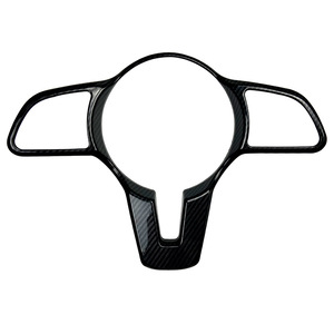 Mercedes-Benz Steering <b>Wheel</b> Trim Frame 3 <b>Spokes</b> ABS Carbon Fiber Style Racing Fitment 2019+ - Product Image 1