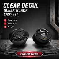 Speaker Mobil X63 6.5 Inch 2-way 4ohm Set Speaker Komponen Bulat untuk Upgrade Audio Mobil Bass Tweeter