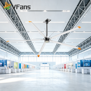 Ventilatore da Soffitto VFans 12ft 14ft 17ft con Motore a Magneti Permanenti e Controllo VFD, Lunga Durata, per Aule e Mense - Product Image 1