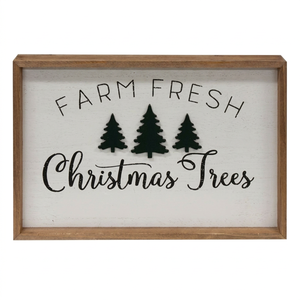 Limitless Hunch Handmade Rustic <b>Christmas</b> <b>Tree</b> Wood <b>Wall</b> Sign Farmhouse Style Rectangle Plaque Holiday Home Decor - Product Image 1