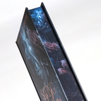 Service d'impression de livres de fiction haut de gamme à couverture rigide, avec bords pulvérisés personnalisés, estampage à chaud et gaufrage, pour romans de collection