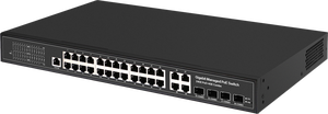 S5800WP-24G-4TC 4* SFP+ 4* RJ45 +24* พอร์ต PoE +1* พอร์ตคอนโซล +สวิตช์ PoE แบบจัดการได้ L2 พร้อมระบบ Wireless Lan สำหรับใช้งาน FTTX ยี่ห้อ Zikun - Product Image 6