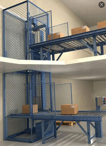 Material de carga Plataforma de elevación eléctrica vertical Elevadores de construcción Elevadores de carga Elevador Almacén - Product Image 5