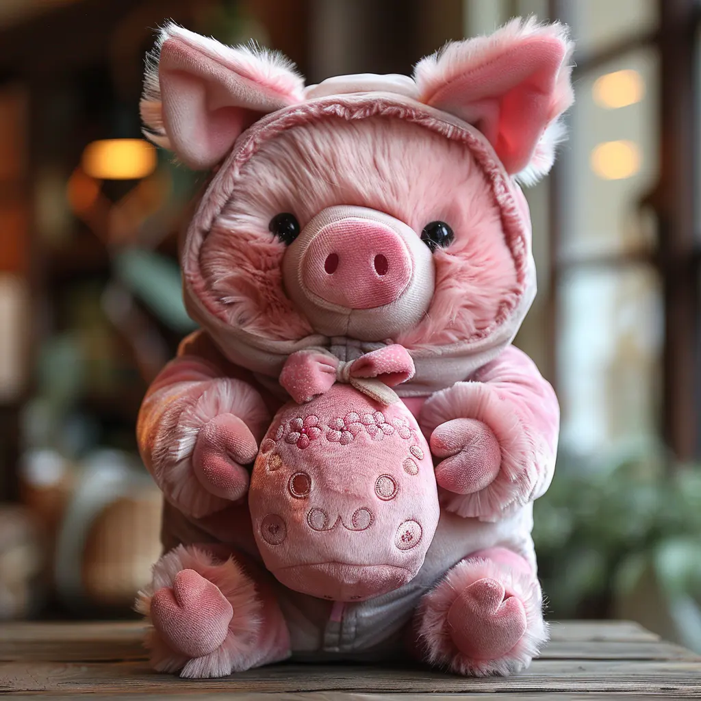 Personalized Custom Pig Plush Toys Custom Stuffed Animal Pig Toys Plush Custom Soft Dolls