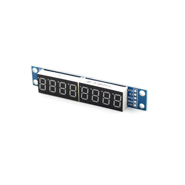 Taidacent 3.3V 5V STM32 Microcontroller Serial Driver MAX7219 Dot Matrix Module  8 Digit 7 Segment Led Display