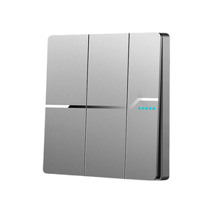 2024 Hot Bán chuyển đổi màu xám ổ cắm Bảng điều khiển tường ổ cắm 10A Thiết bị chuyển mạch điện ổ cắm thiết bị chuyển mạch anh - Product Image 5
