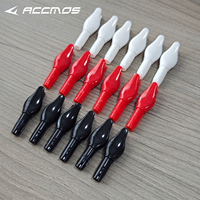 Nocks d'insertion pour flèches de tir à l'arc, forme plate, ID 6,2 mm, pour entraînement rapide, à angle large, avec queue en S et queue en Y
