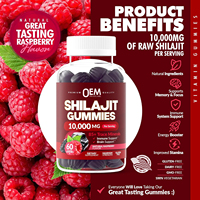 OEM 100% Gommes naturelles de Shilajit Gommes de Shilajit de l'Himalaya pur Gommes d'or riches en Ashwagandha, Gokshura avec plus de 85 minéraux