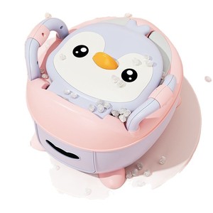 Siège <span class=keywords><strong>de</strong></span> <span class=keywords><strong>toilette</strong></span> <span class=keywords><strong>pour</strong></span> enfants mignon, design détachable, pingouin <span class=keywords><strong>de</strong></span> dessin animé, pot portable <span class=keywords><strong>pour</strong></span> bébé, <span class=keywords><strong>toilette</strong></span> pliable <span class=keywords><strong>pour</strong></span> l'apprentissage <span class=keywords><strong>de</strong></span> la propreté, fabriqué en plastique PP - Product Image 1