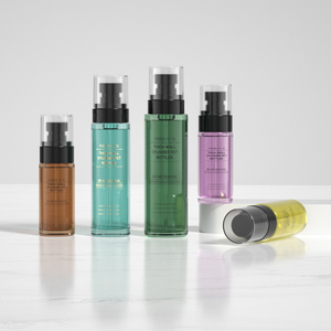 Cosmetic Packaging PET Thick Wall Transparent Cylinder Lotion Bottles 40ml Plastic Lotion Bottle