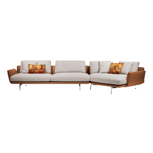 Luxury Modern PU Leather Sectional <b>Sofa</b> Set Premium Contemporary L Shaped Lounge Couch for Living Room Hall Home Hotel Furniture - Product Image 1