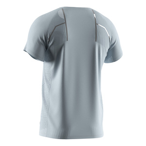 T-shirt de marathon pour hommes, vêtements de course haut de gamme, panneaux latéraux en mesh ultra-légers, séchage rapide, idéal pour tous les niveaux - Product Image 4