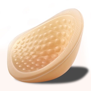 Prothèse mammaire réaliste en silicone pour mastectomie, massage dorsal, forme spirale et goutte d'eau, couleur beige, poids net 420g - Product Image 2