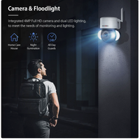 Nouvelle caméra PTZ de jardin TUYA 5MP HD à vision nocturne, moulée sur mesure, avec fonctionnalité WiFi sans fil, fonction Graffiti et stockage sur carte mémoire
