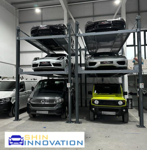 Sistema Hidráulico de Elevación de Autos de 4 Postes para Estacionamiento |   Capacidad de Carga de 2500 kg |   Uso Doméstico y Comercial en Exteriores |   Fábrica de China - Product Image 2