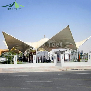 Chuyên dù để che nắng cảnh quan tán thiết kế kết cấu thép pvdf/PTFE độ bền kéo màng bóng buồm cấu trúc cho ngoài trời - Product Image 2