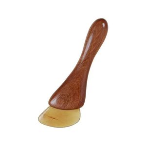Peine de terapia meridiana de seis garras de doble uso, de madera y asta de ciervo, para masaje ocular, de cabeza y del cuero cabelludo, para desbloquear y como raspador de cuero cabelludo de doble propósito - Product Image 4
