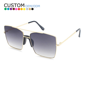 Fashion Square Shape Eye Wear Metal Frame Outdoor UV400 Polarized High Quality <b>Sunglasses</b> - Product Image 1