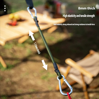 Sangle élastique, sangle de tension, crochet de traction, sangle de fixation pour moto, sangle de fixation pour véhicule de camping, crochet double tête