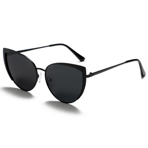 เกรย์แจ็คแว่นกันแดดทรงแคทอายสำหรับผู้หญิงกรอบโลหะเลนส์ TAC UV400 ป้องกันประเภท 3 ที่บังแดดสีทอง - Product Image 5