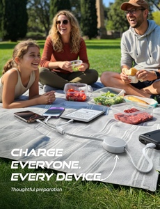 <span class=keywords><strong>สาย</strong></span>ชาร์จเร็วแบบพับเก็บได้ LISEN 3 in 1 หลายพอร์ต USB สำหรับ iPhone 16 15 14 <span class=keywords><strong>Pro</strong></span> Max Samsung S25 Android Pixel - Product Image 5