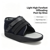 Chaussure post-opératoire CE OEM ODM à semelle rigide compensée en mousse de velours pour la décompression, idéale pour la chirurgie du pied et de l'orteil et la correction de l'hallux valgus