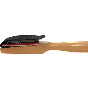 Chaussures de danse Salsa Tango à semelle en <span class=keywords><strong>daim</strong></span>, <span class=keywords><strong>brosse</strong></span> en bois à fil - Product Image 1
