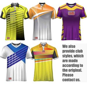 Jersey Kleidung Vintage Streetwear Mann gestreiftes Hemd Blank Team Printing Werbeartikel Blau und Weiß Fußball tragen - Product Image 2