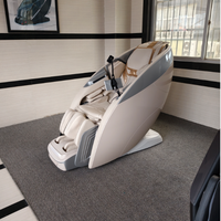 Fauteuil de massage électrique de luxe 2026 AI Dual Core 4D Pro Zero Gravity SL Track pour le corps entier et les jambes, avec chaleur, shiatsu, vibrations et pétrissage