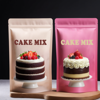 Sac Ziplock imprimé personnalisé mélange crêpe gaufre poudre pochette 300g emballage en poudre chocolat fruits Milkshake