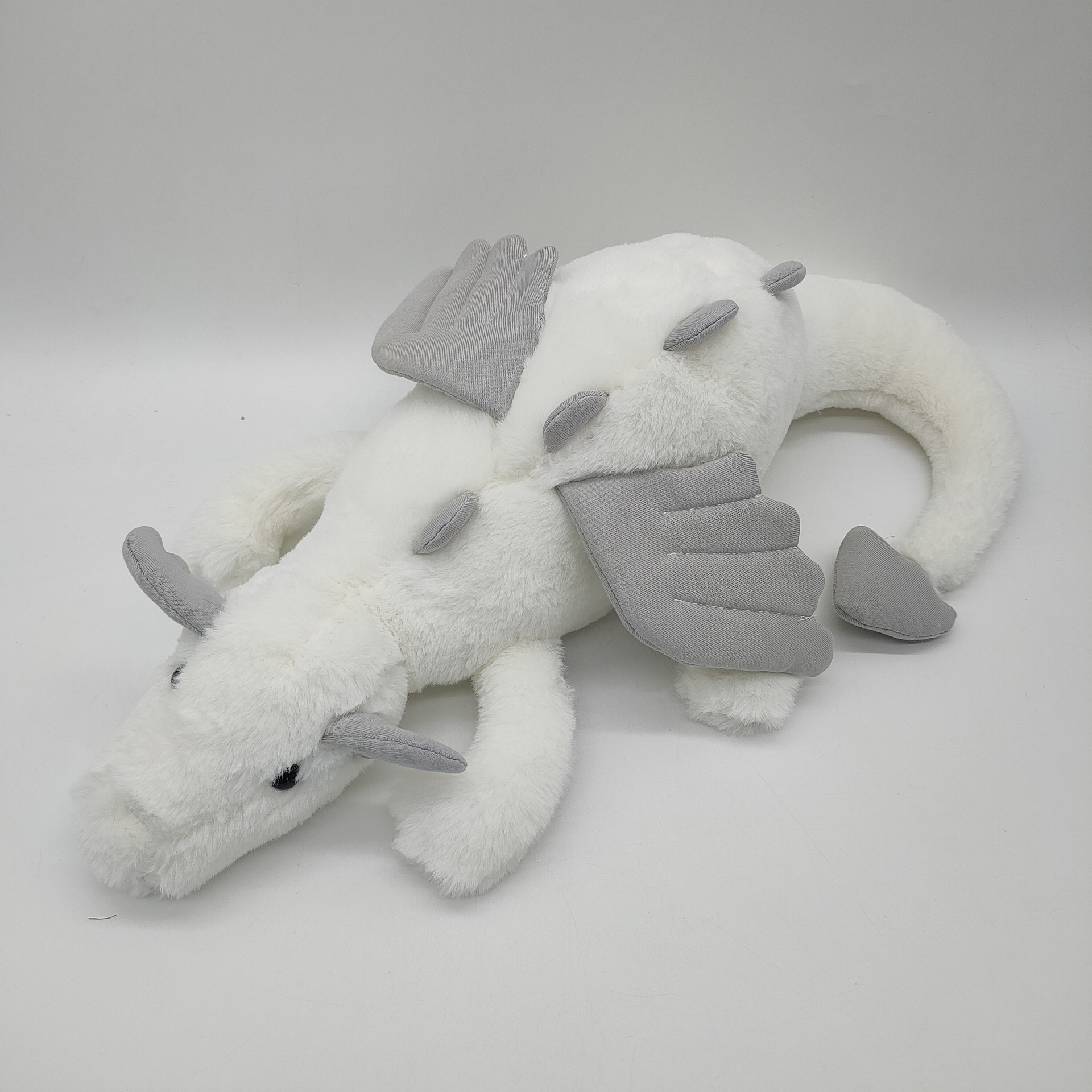 Snow Dragon Plush Toy - 30cm Plush Dragon - OEM/ODM Available