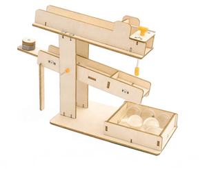 Kit de construction de modèle mécanique en bois DIY, balançoire à billes, <span class=keywords><strong>science</strong></span> STEM, jouet d'assemblage, <span class=keywords><strong>cadeau</strong></span> pour enfants et adultes - Product Image 2
