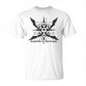 Camiseta Seraph Gothic Art Angel Seraphim con diseño biblicamente preciso - Product Image 3