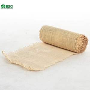 Wholesale Rattan Cane Webbing for <b>Headboard</b> Cabinet Door and Chair, Flexible Rattan Cane Roll Webbing Roll Natural Viettimecraft - Product Image 1