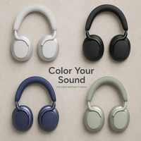 Casque sans fil supra-auriculaire le plus vendu, audio 3D, conception étanche, haut-parleurs dynamiques 40 mm, chargement Type-C