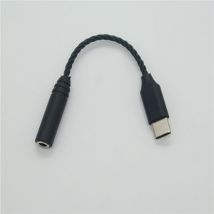 Cable adaptador de audio trenzado tipo C macho a 3,5 mm para teléfonos móviles y periféricos de audio - Product Image 3