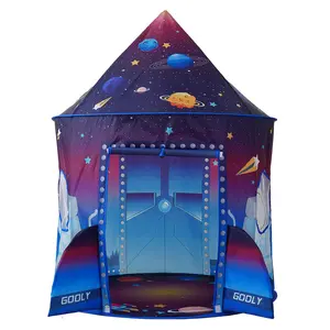 Children's print tent Children's rocket Play house tent Children's toy tent