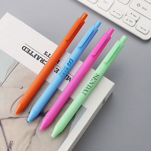 Stylos à bille en gel multicolores bon marché en plastique X615 pour l'école, avec logo personnalisé imprimé sur mesure, rétractables, pour les fournitures de papeterie - Product Image 3