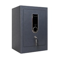 Caja Fuerte Digital con Huella Dactilar, Caja de Seguridad de Acero Laminado en Frío para Guardar Documentos, Dinero en Efectivo, en Casa, Oficina u Hotel