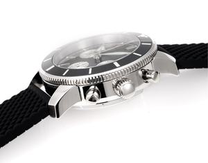 Montre mécanique automatique avec boîtier en silicone et acier inoxydable de 41 mm - charmante montre-bracelet de marque de créateur - Product Image 3