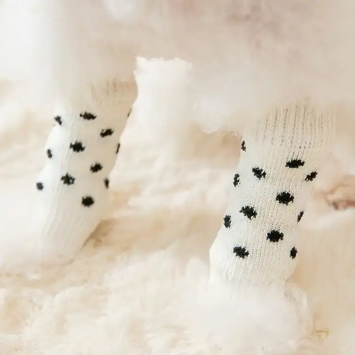 warm pet cat dog knits socks footwear outdoor non-slip waterproof pet cat dog socks pet paws protective shoes