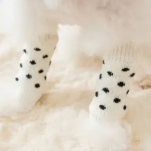 Warm Pet Cat Dog Knits Socks Footwear Outdoor Non-slip Waterproof Pet Cat Dog Socks Pet Paws Protective Shoes