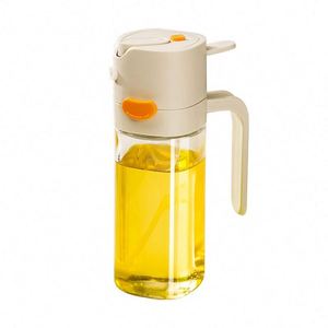 Botella de Vidrio de Doble Uso para Aceite y Spray, Herramienta de Cocina Integrada para Atomizar Aceite, No se Colgada, para el Hogar - Product Image 1
