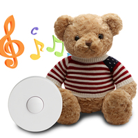 Módulo de Sonido Recargable USB Pequeño, Caja de Voz con Grabación Personalizada, Mini Grabadora Programable de Plástico ABS para Peluches