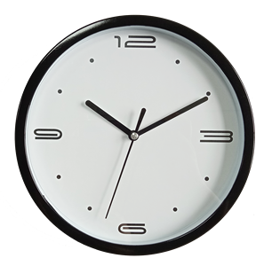 ساعة حائط كلاسيكية حديثة مستديرة مخصصة من البلاستيك ساعة كوارتز إبرة عرض التصميم التقليدي لغرفة المعيشة - Product Image 1