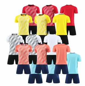 Atacado Impressão Personalizado Corte Automatizado Marocco Seamless Futebol Uniforme Jersey Wear Set Sportswear Homem