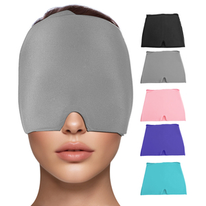 Chapeau de thérapie par le froid à gel, extensible et réutilisable, à double couche, pour soulager les maux de tête et les migraines, avec ajustement à 180 degrés pour la tête et les <span class=keywords><strong>yeux</strong></span> - Product Image 6