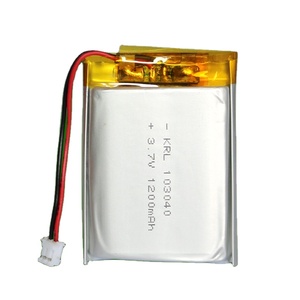 Paquete de Baterías Recargables de Litio Polímero de <span class=keywords><strong>3</strong></span>.7V 103040 1200mAh para Aspiradora de Mano y Dispositivos Portátiles - Product Image 1